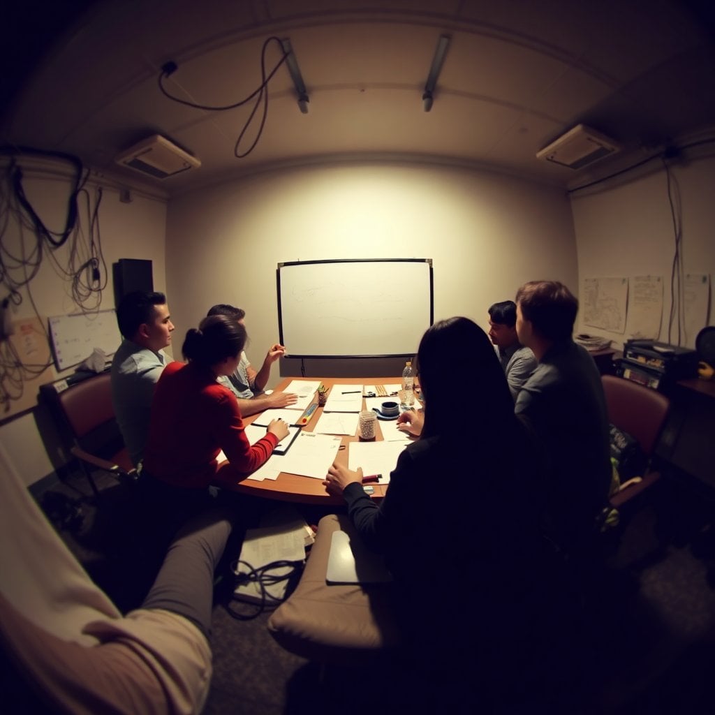 Supply chain bottleneck illustration